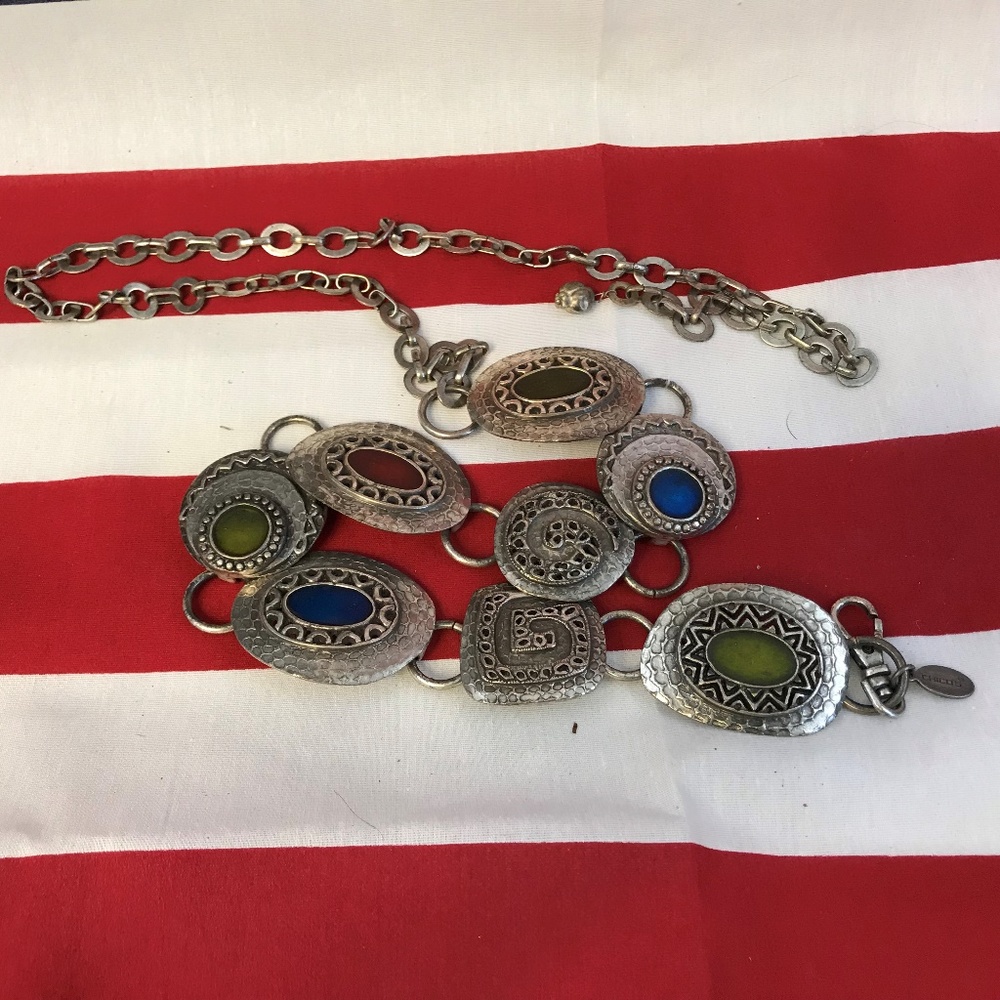 Chico Chain Belt with stones